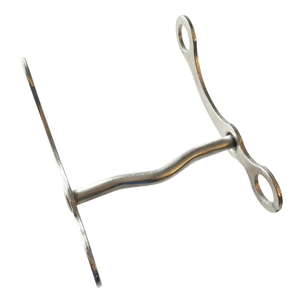 Low Port CURB BIT 5.25" Mouth Horse Equine Tack Nickle Plated Steel Horse Tack!